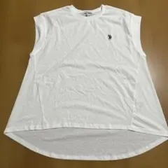 U.S.POLO ASSN.半袖 Tシャツ オフホワイト　ワンポイント刺繍　薄手のサムネイル