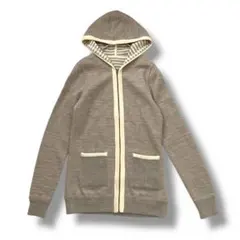 beatrice パーカー サイズ38 ブラウン　茶色　Mサイズ相当 ポッケ付き