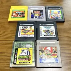 【レトロ】GBカラー7本セットドラクエ/遊戯王/牧場物語 他 人気作