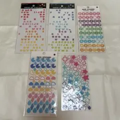 シール　5シート　セット