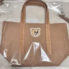 オールドテディ ワッペントートバッグ ベージュ FEILER