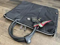 新品Orobiancoビジネスバッグ2WAYブリーフキャンバスラインオロビアンコ