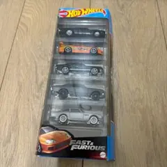 ホットウィール ワイルドスピード 5カーパック　スープラ　チャージャー