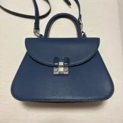 charles & keith チャールズアンドキース バッグ　青