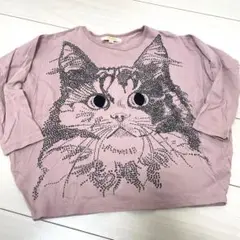 北欧　ソフトギャラリー 猫柄　トップス　ワンピース　4y