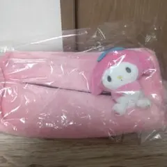 ★本日限定★　マイメロディ　マスコット付きおすわりティッシュボックスカバー