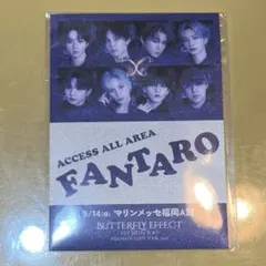 FANTASTICS PASS風ステッカー 福岡 入場特典