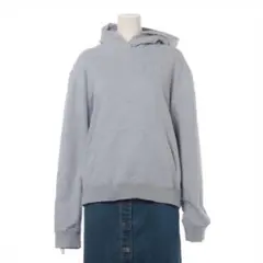 【超希少】MIUMIU 23AW Hoodie Chest Logo Grayのサムネイル