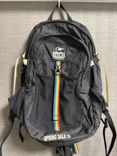 CHUMS SPRING DALE 25 バックパック ブラック　レインボー