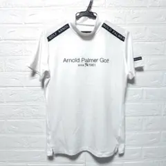 アーノルドパーマーゴルフ　半袖モックネックウェア　シャツ　レディースL