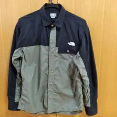 THE NORTH FACE ヌプシ シャツ S ブラック/カーキ