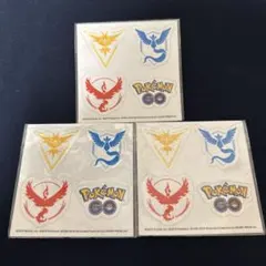ポケモンGO シール3枚セット 2019年製　限定品