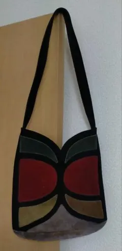 バッグ　スエード　ショルダー　年代物