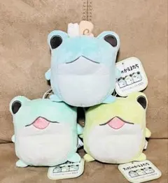 ただのかえるたち マスコットぬいぐるみ 全3種コンプセット | Mercari