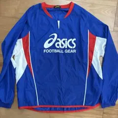 タイムセール‼️asics ピステ・ウィンドブレーカー 青/赤　O 150サイズ