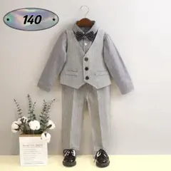☆新品☆フォーマル 男の子　セットアップ　入園式　結婚式　スーツ　140cmのサムネイル