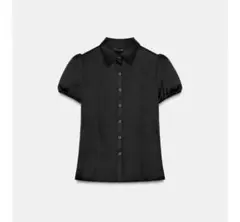 Treat Ürself Rosechoker satinpuffblouse - メルカリ