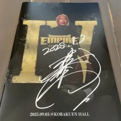 TAKAYAMANIA EMPIRE IV パンフレット 鈴木みのるサイン入り