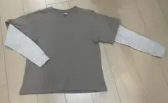 デビロック レイヤード風 長袖Tシャツ　140cm