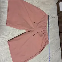 ピンク ショートパンツ ウエストゴム