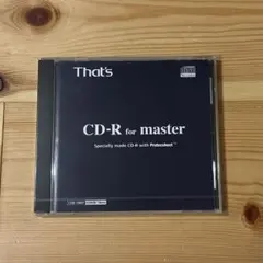 【新品未開封】太陽誘電製 That's CD-R for master