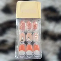 ダッシングディバ マジックプレス プレミアムシリーズ コーラルフレンチ ネイル