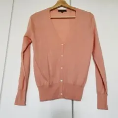 グリーンレーベル 38 ウール カーディガン ピンク ユナイテッド アローズ