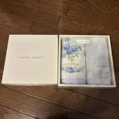 LAURA ASHLEY タオルセット ブルー　花柄