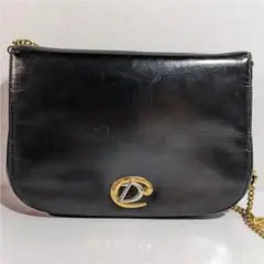 本物保証 美品 人気 クリスチャンディオール  レザー ショルダーバッグ