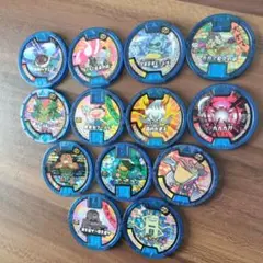 妖怪メダル　13枚　青フレーム　まとめ売り