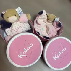 【新品未使用】Kaloo カルーくま プティローズ　ぬいぐるみ　パペットのサムネイル