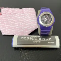 Baby-G スターインデックス　腕時計 パープル BGA-103 時計