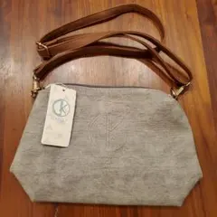 D.KELLY グレー ショルダーバッグ BDK-02