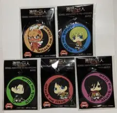 進撃の巨人　ちみキャララバーキーチェーンマスコット 全５種セット　セガ　非売品