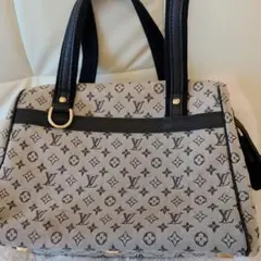 送料無料　ルイヴィトン　ジョセフィーヌバッグ　モノグラムミニキャンバス　ネイビー