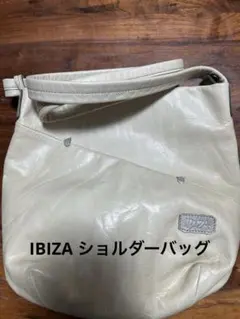 IBIZA ショルダーバッグ　クリーム色　キズあり