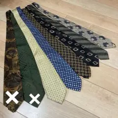 お*ん様 5 ブランドネクタイ 6本 アルマーニ DIOR YSL Burber