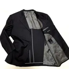 【美品】GIVENCHY 山形屋　カシミア混　テーラードジャケット　ダークグレーのサムネイル
