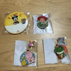 上海ディズニー　缶バッジ　トイストーリー