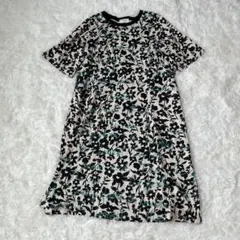 SUPERHAKKA スーパーハッカ　花柄　刺繍　ワンピース　15号　大きめ.