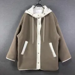 ボアロングコート