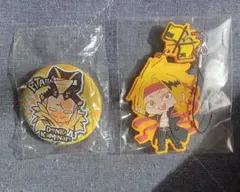 上鳴電気　ラバーストラップ　缶バッジ