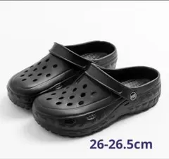 新品 26-26.5cmメンズ サボサンダル クロッグ ブラック 軽量のサムネイル