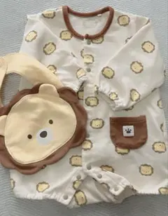 ライオン柄ロンパース 60~70cm