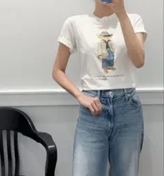 POLO ラルフ　ローレン　カウボーイポロベア クルーネック Tシャツ sサイズ