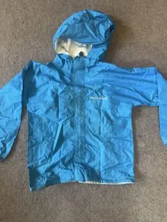 mont-bell フード付きジャケット ブルー 子供 130