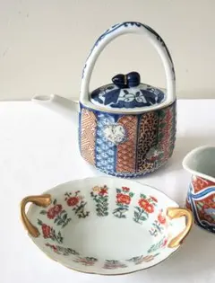 有田焼　2点セット　楕円シリーズ