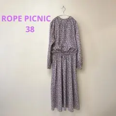 ROPE PICNIC ワンピース　　ピンク　紫　花柄　38