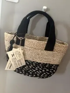 People Tree ジュートバッグ　かごバッグトートバッグ新品ハンドメイド