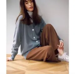 完売　23区　クリアトリコチン ワイドパンツ　¥23,100 サイズ36